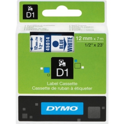 DYMO On White D1 Label Tape In Blue