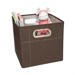 JJ COLE J Cole Storage Box 11 Inches (Cocoa Heather)