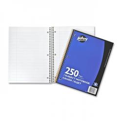 MEADWESTVACO Hilroy Executive Coil One Subject Notebook