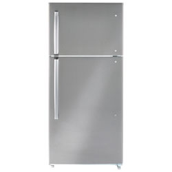 GE 30" 18 Cu. Ft. Top Freezer Refrigerator (MTE18GSKSS) - Stainless Steel