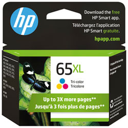 HP 65 Tri-Colour Ink Cartridge