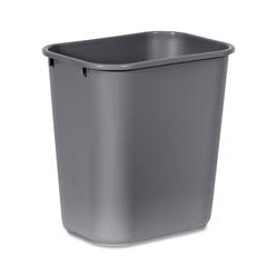 RUBBERMAID 2956 Deskside Medium Wastebasket (295600Gray)