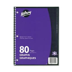 HILROY 4:1 Executive Coil One Subject Notebook (13222)