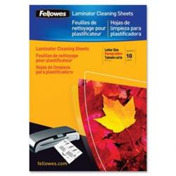 FELLOWES Laminator Cleaning Sheets 10Pk