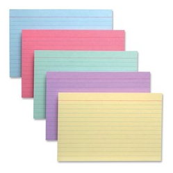 Ruled Note Cards 4x6 or 3x5 or 5x8, Hobbies & Toys, Stationery