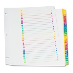 TOPS Rapidx Colour Coded Monthly Index Dividers (Cr21331Nsr)