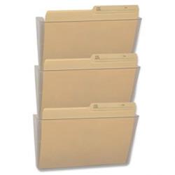 STOREX Wall PCkt Unbrk Ltr Clear 3/pk