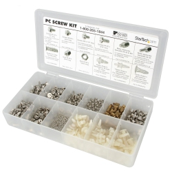STARTECH 12 Different Fasteners PC Screw Kit - (PCscrewkit)