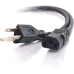 CABLES TO GO C2G 15Ft 18 Awg Universal Power Cord (Nema 5-15P to Iec320C13)
