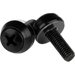 STARTECH M5 Mounting Screws - 100 Pack In Black