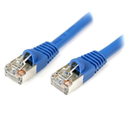 STARTECH 100 Ft Cat5E / Cat 5 Shielded Patch Cable 100Ft In Blue