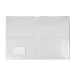 WINNABLE Two-Pocket Clear Poly Portfolio (5Tse310Lcr)