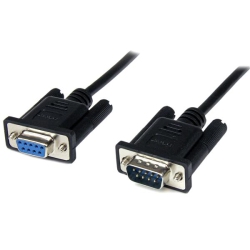 STARTECH 1M Db9 Rs232 Serial Null Modem Cable F/m In Black