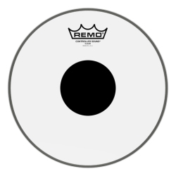 REMO Controlled Sound Clear Dot Drumhead - Top Dot 10 In Black