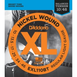 D'ADDARIO Exl110Bt Nickel Wound Electric Guitar Strings - Balanced Tension 10-46