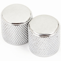 FENDER Telecaster Precision Bass Knurled Knobs - Chrome