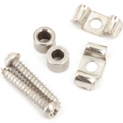 FENDER Vintage Style Stratocaster String Guides - Chrome, 2 Pack