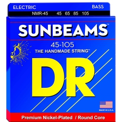 DR HANDMADE STRINGS Sunbeams Bass Strings, Medium (45-105)