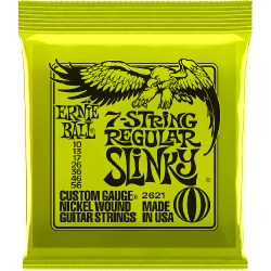 ERNIE BALL 7-String Regular Slinky Nickel Wound Electric Guitar Strings - 10-56 Gauge