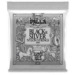 ERNIE BALL Po2406 Ernesto Palla And Silver Nylon Classical Guitar Strings In Black