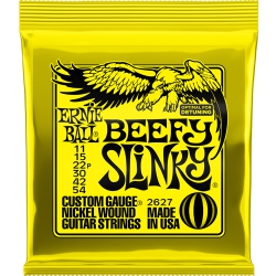 ERNIE BALL Beefy Slinky Nickel Wound Electric Guitar Strings - 11-54 Gauge