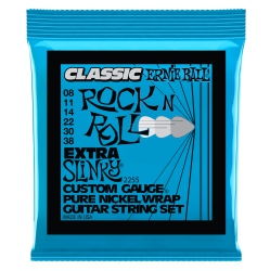 ERNIE BALL Po2255 Extra Slinky Classic Rock N Roll Electric Guitar Strings