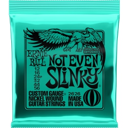 ERNIE BALL Not Even Slinky Nickel Wound Electric Guitar Strings - 12-56 Gauge