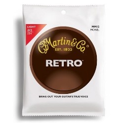 MARTIN GUITAR Mm12 Retro Light Acoustic Guitar Strings