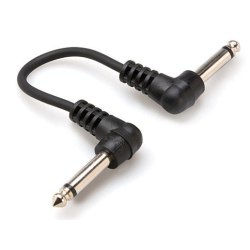 HOSA Guitar Patch Cable - Molded Right-Angle to Right-Angle, 6