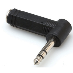 HOSA Right-Angle Adapter - 1/4 Trs to 1/4 Trs