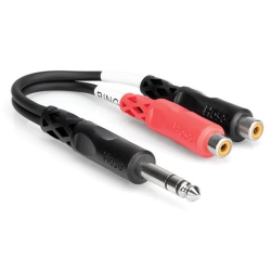 HOSA Stereo Breakout Cable - 1/4 Trs to Dual Rcaf