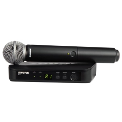 SHURE Blx24/sm58 Wireless Handheld System W/ Sm58 Microphone (H9: 512-542 Mhz)