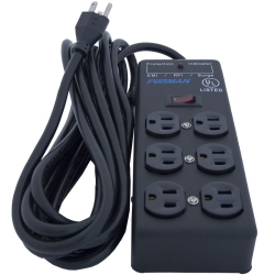 FURMAN Ss06B 6 Outlet Surge Blocker Power Bar