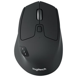 Logitech M720 Triathlon Wireless Optical Mouse - Black