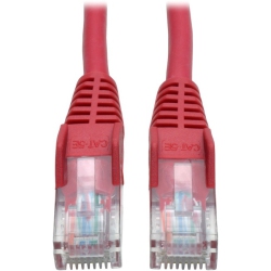 TRIPP LITE 5Ft Cat5E / Cat5 Snagless Molded Patch Cable Rj45 M/m 5' In Red