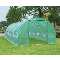 OUTSUNNY 26.2X10X6.6Ft Walk In Tunnel Greenhouse