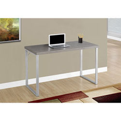 Contemporary Computer Desk - Dark Taupe