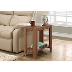 Contemporary Rectangular Accent Table - Walnut