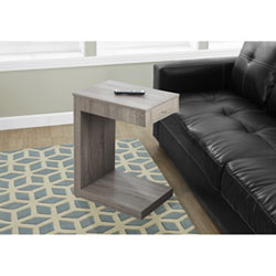 Contemporary Rectangular Accent Table - Dark Taupe