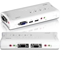 TRENDNET 4-Port USB Kvm Switch Kit With Audio