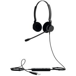 JABRA Biz 2300 USB Uc Duo Stereo Headset With Noise Cancelling Microphone