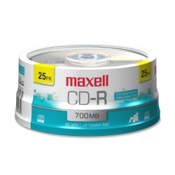 MAXELL Branded Surface CD-R Discs Spindle