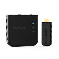 NYRIUS Aries Prime Wireless Video HDMI Transmitter & Receiver for Streaming HD 1080P 3D & Digital Audio to HDtv