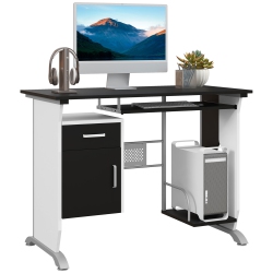 HOMCOM Computer Desk (920-019Bk) - In Black