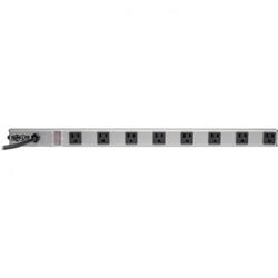 TRIPPLITE Power Strip 120V Right Angle 5-15R 8 Outlet 15Ft Cord 24" Length
