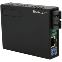 STARTECH 10/100 Fiber to Ethernet Media Converter Sc W/ Poe