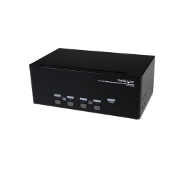 STARTECH 4-Port Triple Monitor Dvi Kvm Switch - (Sv431Tdviua)