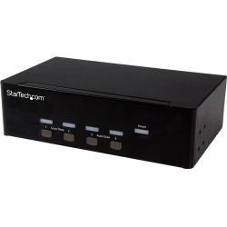 STARTECH.COM Startech 4-Port Kvm Switch With Dual VGA And 2-Port USB Hub - USB 2.0