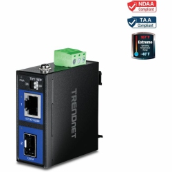 TRENDNET Ti-F11Sfp Hardened Industrial 100/1000Base-T to Sfp Media Converter (Ti-F11Sfp)