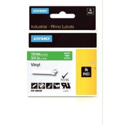 DYMO White On Color Coded Label In Green